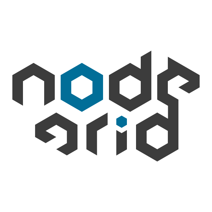 Nodegrid Games logo on a white background